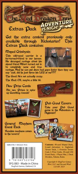 RED DRAGON INN: ADVENTURE IS NIGH EXTRAS PACK