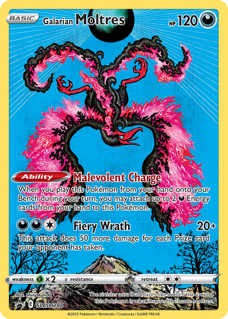 Galarian Moltres - SWSH284 [SWSH Black Star Promos]