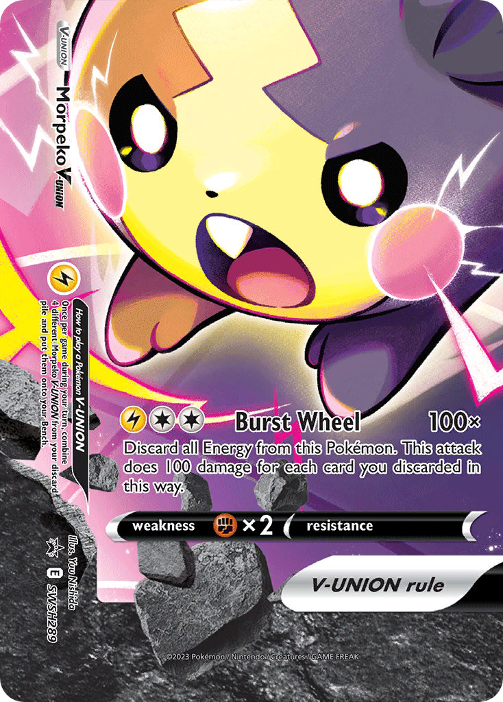 Morpeko V-UNION - SWSH289 [SWSH Black Star Promos]