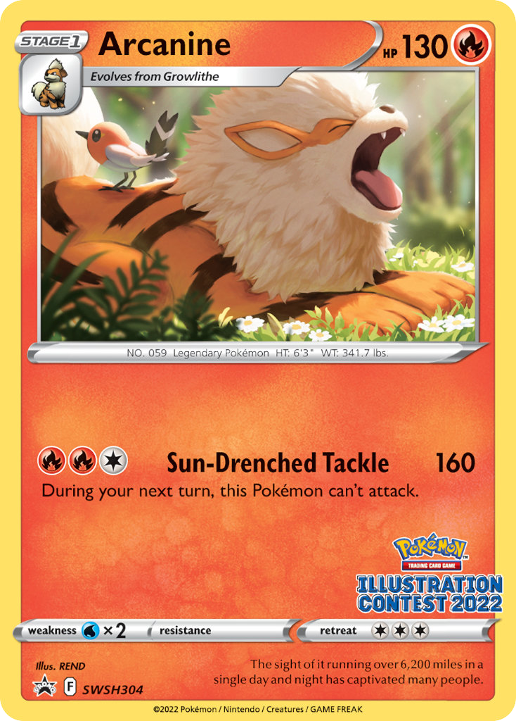 Arcanine - SWSH304 [SWSH Black Star Promos]