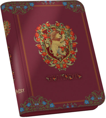 Red book with Gryffindor crest and lion design on a white background
