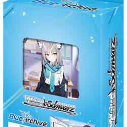 Blue Archive trading card game packaging with anime-style illustration