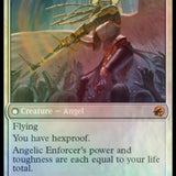 Enduring Angel // Angelic Enforcer [Innistrad: Midnight Hunt Prerelease Promos]