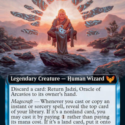 Jadzi, Oracle of Arcavios // Journey to the Oracle (Extended Art) [Strixhaven: School of Mages]