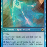Malevolent Hermit // Benevolent Geist [Innistrad: Midnight Hunt Prerelease Promos]