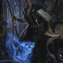 Mordenkainen // Mordenkainen (AAFR-075) (Borderless) [Adventures in the Forgotten Realms Art Series] Foil