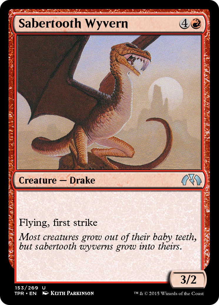 Sabertooth Wyvern (TPR-153) [Tempest Remastered]