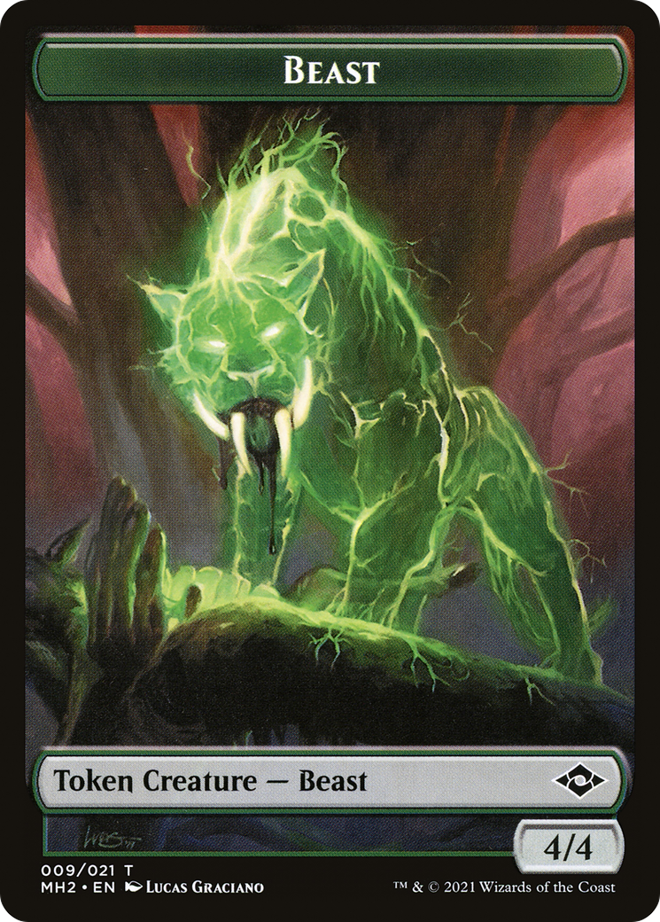 Beast (TMH2-009) [Modern Horizons 2 Tokens] Foil
