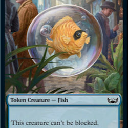 Fish // Angel Double-Sided Token [Streets of New Capenna Tokens]
