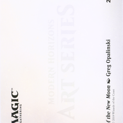 Ninja of the New Moon // Ninja of the New Moon (AMH1-022) (Borderless) [Modern Horizons Art Series]