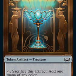 Treasure (017) // Spirit Double-Sided Token [Streets of New Capenna Tokens]