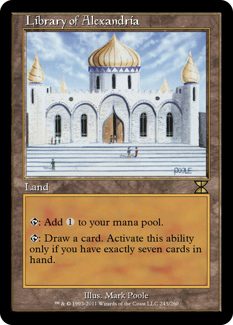 Library of Alexandria (ME4-245) [Masters Edition IV] Foil