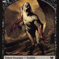 Cat // Zombie Double-Sided Token [Commander 2015 Tokens]