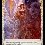 Figment of Erudition // Suraya, Archangel of Erudition (Marvel) [DTD005] (Dusk Till Dawn)  Cold Foil
