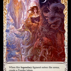 Figment of Erudition // Suraya, Archangel of Erudition (Marvel) [DTD005] (Dusk Till Dawn)  Cold Foil