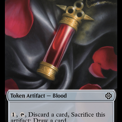 Blood // Vampire (0004) Double-Sided Token [The Lost Caverns of Ixalan Commander Tokens]