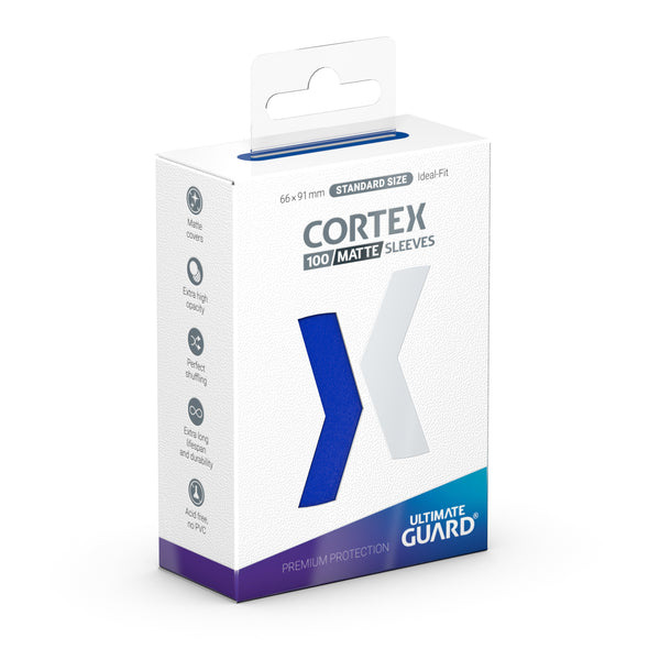 UG SLEEVES CORTEX STD MATTE BLUE 100CT