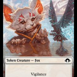 Servo // Fox Double-Sided Token [Modern Horizons 3 Tokens]