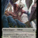 Eldrazi // Angel (4) Double-Sided Token [March of the Machine Commander Tokens]