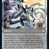 Wandering Archaic // Explore the Vastlands [Strixhaven: School of Mages Prerelease Promos]