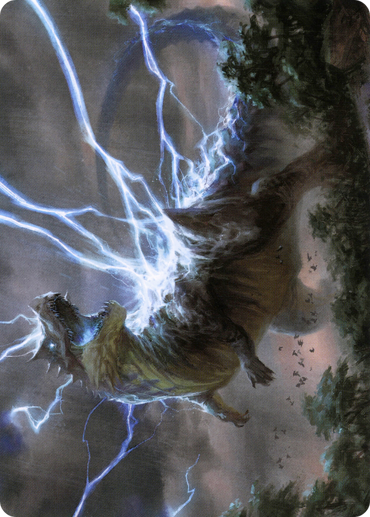 Thrasta, Tempest's Roar // Thrasta, Tempest's Roar (AMH2-041) (Borderless) [Modern Horizons 2 Art Series]