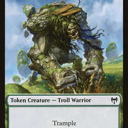 Treasure // Troll Warrior Double-Sided Token [Kaldheim Tokens]