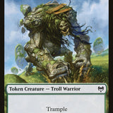 Human Warrior // Troll Warrior Double-Sided Token [Kaldheim Tokens]