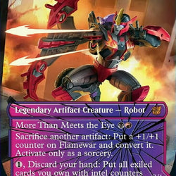 Flamewar, Brash Veteran // Flamewar, Streetwise Operative (Shattered Glass) [Transformers]