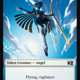 Angel (020) // Vibranium (031) Double-Sided Token (Surge Foil) [Marvel Super Heroes Commander Tokens]