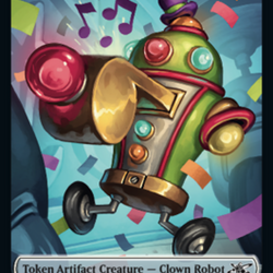 Clown Robot (003) // Balloon Double-Sided Token [Unfinity Tokens]