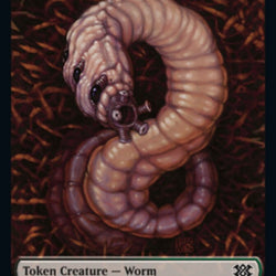 Worm // Soldier Double-Sided Token [Double Masters 2022 Tokens]