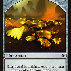 Zombie // Gold Double-Sided Token [Commander 2017 Tokens]