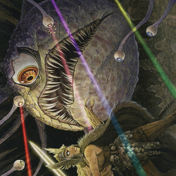 Hive of the Eye Tyrant // Hive of the Eye Tyrant (AAFR-053) (Borderless) [Adventures in the Forgotten Realms Art Series]