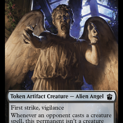 Alien Angel // Dalek Double-Sided Token [Doctor Who Tokens]