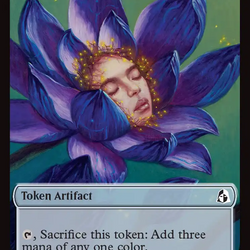 Dragon // Lotus Double-Sided Token [Reality Fracture Tokens]
