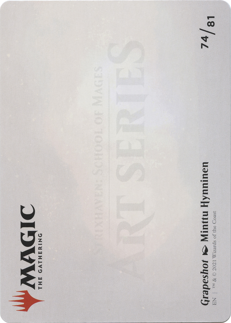 Grapeshot // Grapeshot (ASTX-074) (Borderless) [Strixhaven Art Series] Foil