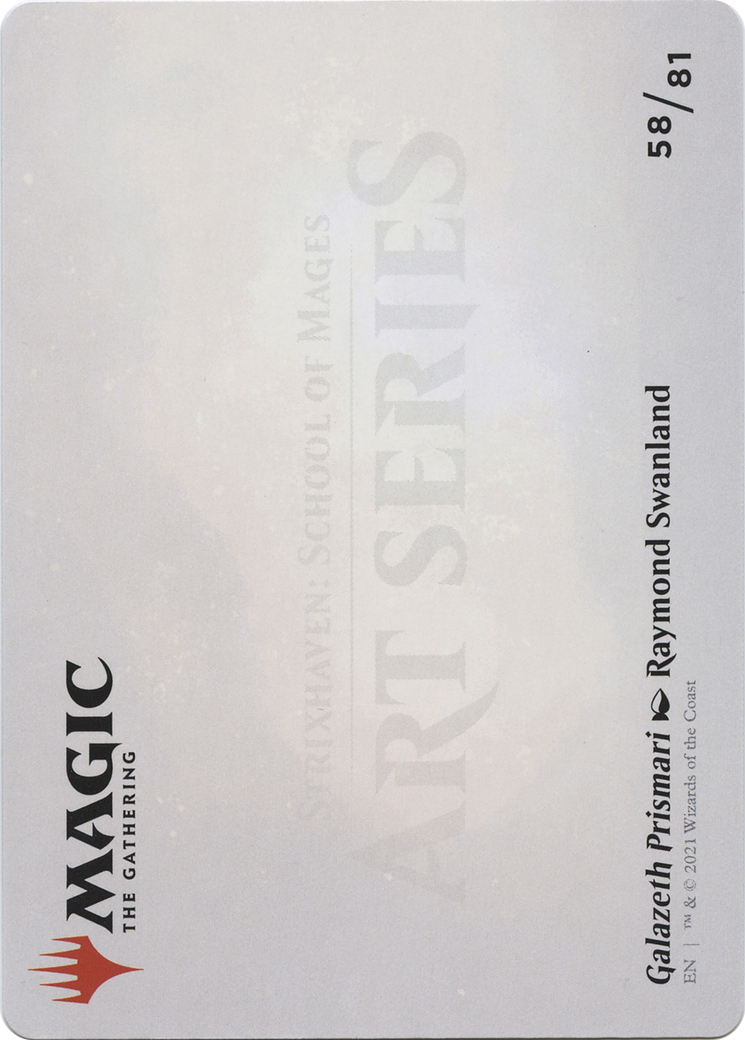 Galazeth Prismari // Galazeth Prismari (ASTX-058) (Borderless) [Strixhaven Art Series]