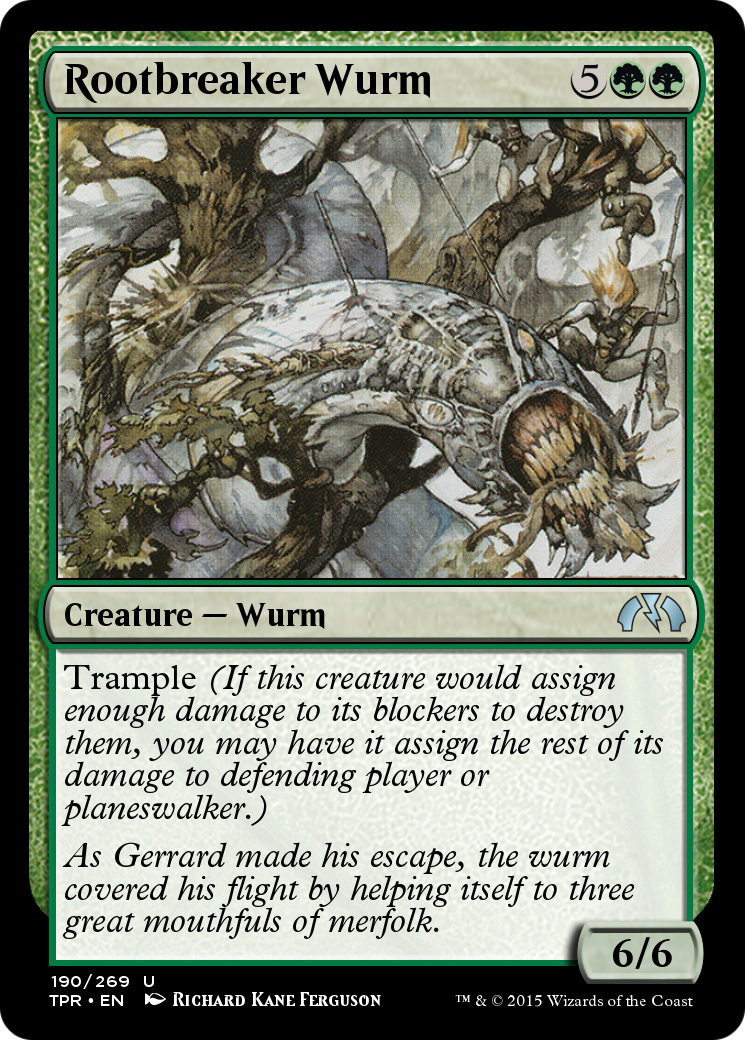 Rootbreaker Wurm (TPR-190) [Tempest Remastered]