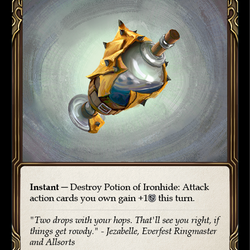 Potion of Ironhide [EVR186] (Everfest)  1st Edition Normal
