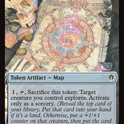 Cadet // Map Double-Sided Token [Reality Fracture Commander Tokens]