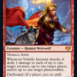 Volatile Arsonist // Dire-Strain Anarchist [Innistrad: Crimson Vow]