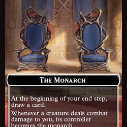 The Blackjack // The Monarch Double-Sided Token [FINAL FANTASY Commander Tokens]