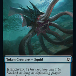 Squid // Copy Double-Sided Token [Commander Legends: Battle for Baldur's Gate Tokens]