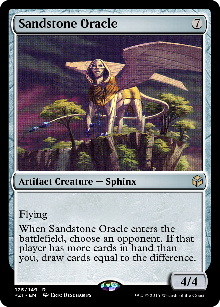 Sandstone Oracle (PZ1-125) [Legendary Cube Prize Pack]