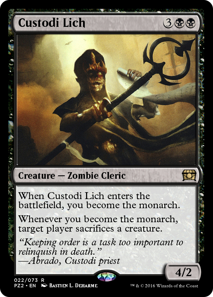 Custodi Lich (PZ2-022) [Treasure Chest] Foil