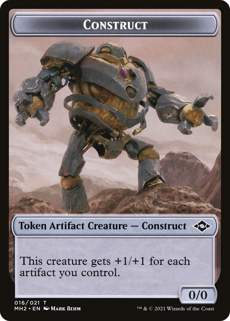 Construct (TMH2-016) [Modern Horizons 2 Tokens] Foil