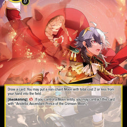 Ascending to the Crimson Moon // Red Eyes (CMB-002 JR) [Crimson Moon's Battleground]