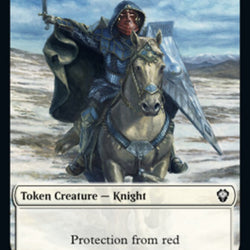 Saproling // Knight Double-Sided Token [Dominaria United Tokens]