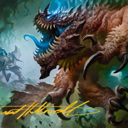 Basilisk Art Card (Gold-Stamped Signature) [Dungeons & Dragons: Adventures in the Forgotten Realms Art Series]