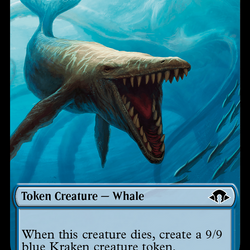 Eldrazi Spawn // Whale Double-Sided Token [Modern Horizons 3 Tokens]